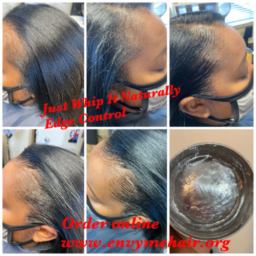 Using Just Whip It Naturally Shampoo,Conditioner and Wdge Control